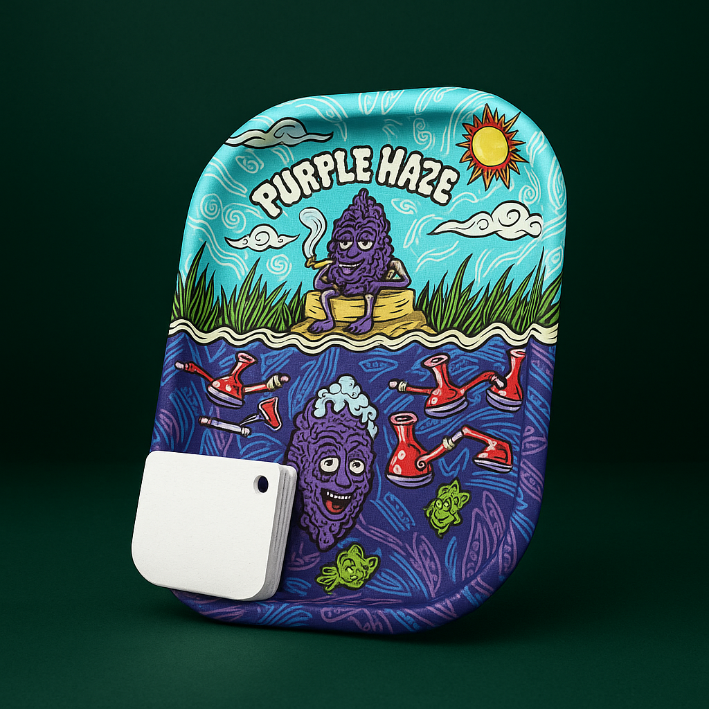 Tabuleiro Metálico Purple Haze com Cartão Magnético