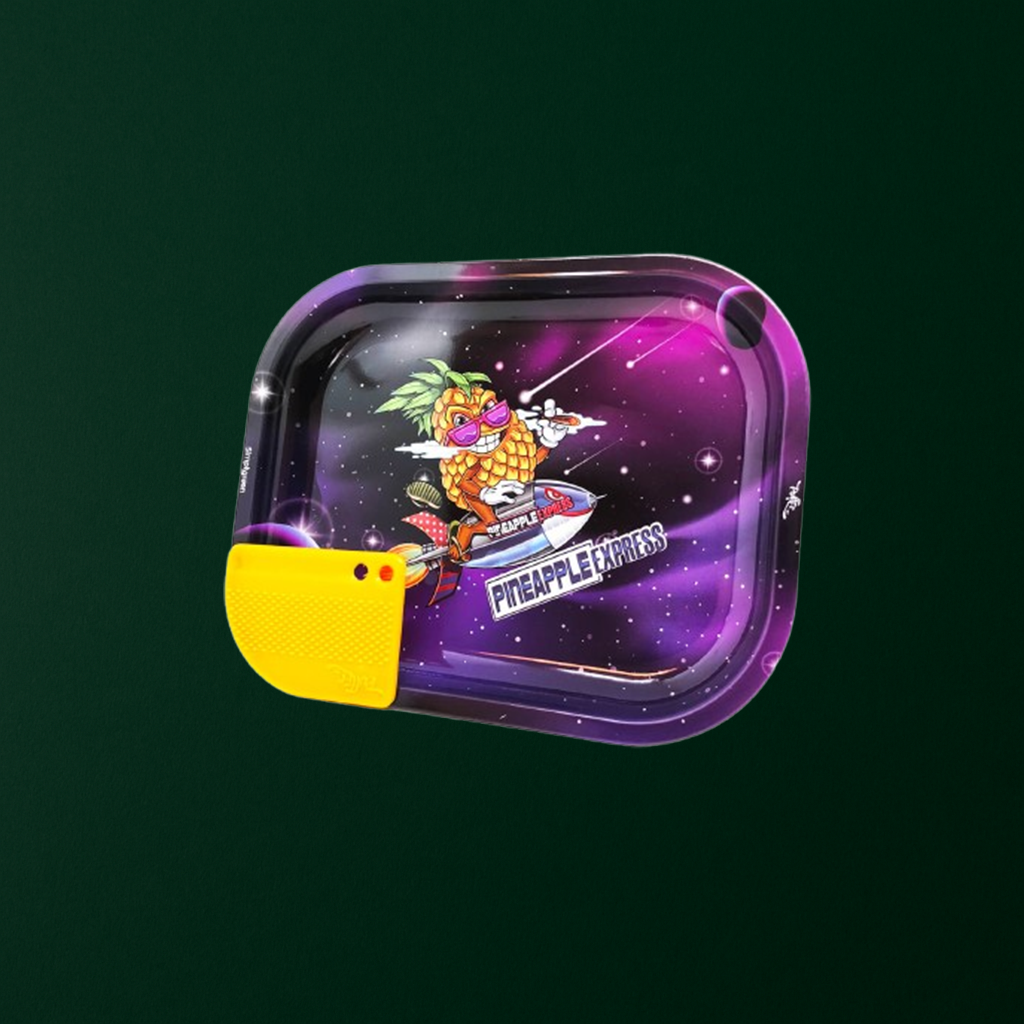 Tabuleiro Metálico Pineapple Express com Cartão Magnético