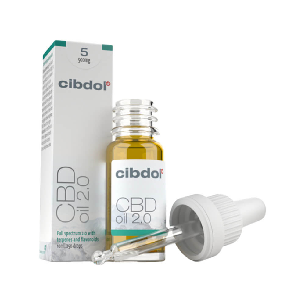 Cibdol CBD Oil 2.0 – 5% 500mg
