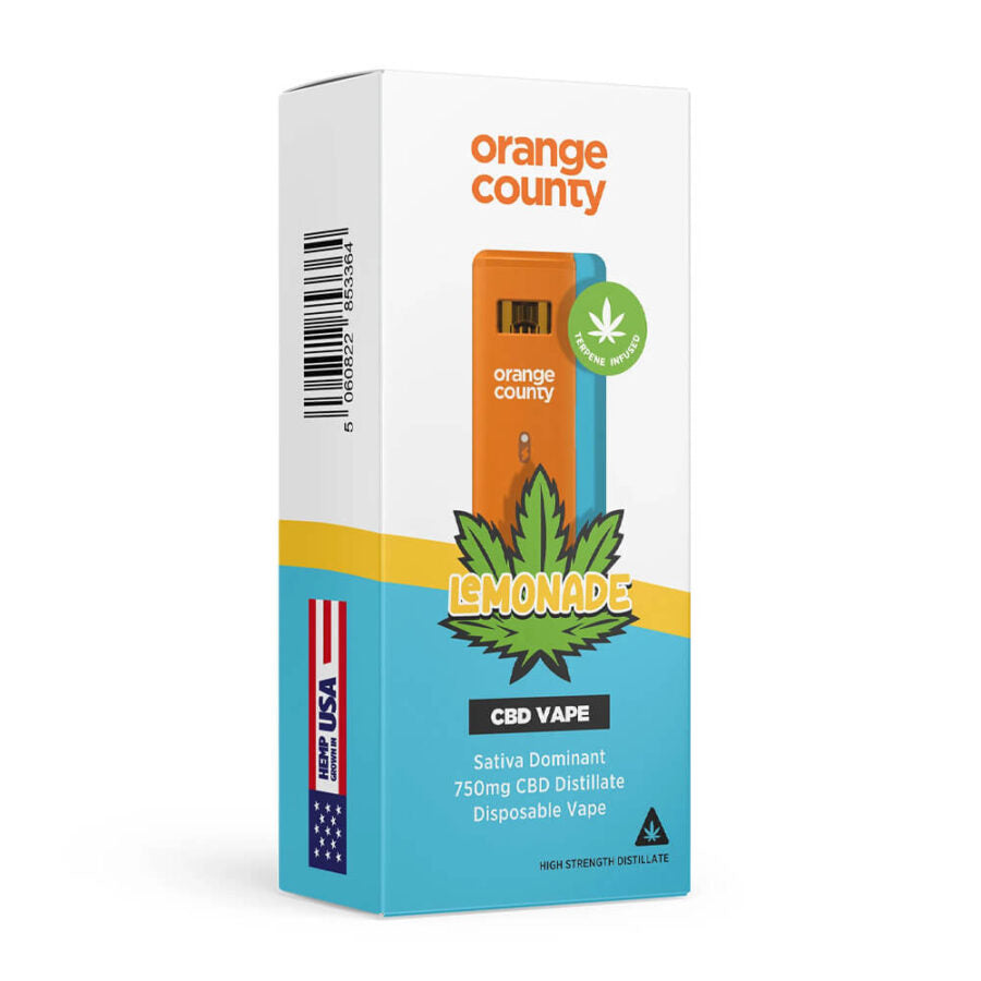 Vape Pen Descartável Sabor Lemonade CBD 750mg