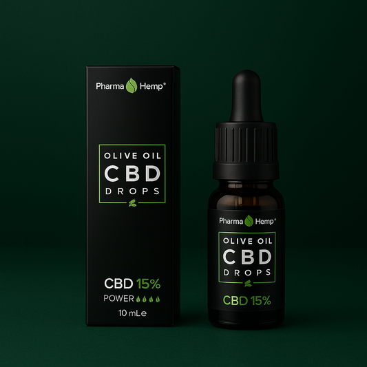 Óleo Pharma Hemp CBD Drops Olive 15%