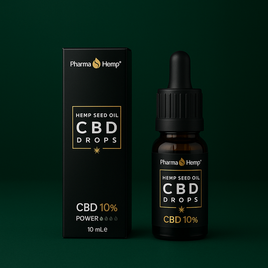 Óleo Pharma Hemp CBD Drops Hemp Seed 10%