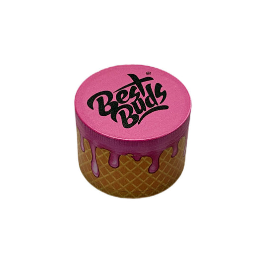 Grinder Best Buds Gelato Raspberry Cone
