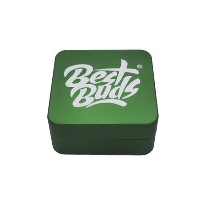 Grinder Best Buds Flat Square Aluminium Grass