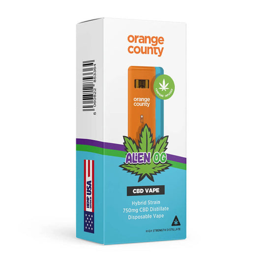 Vape Pen Descartável Sabor Alien OG CBD 750mg