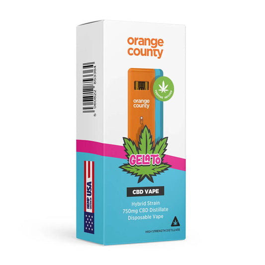 Vape Pen Descartável Sabor Gelato CBD 750mg