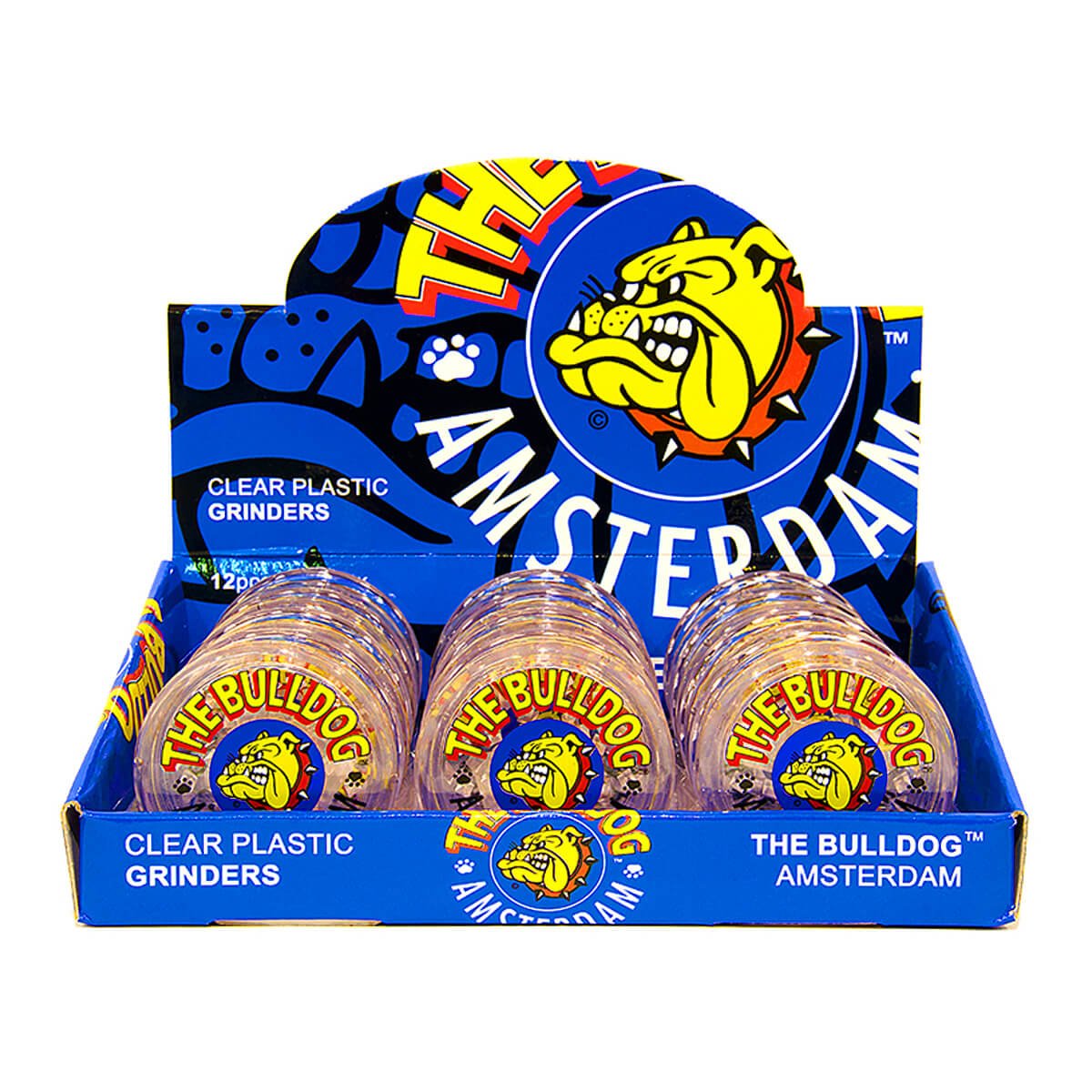 Grinder de Plástico The Bulldog Original Transparent